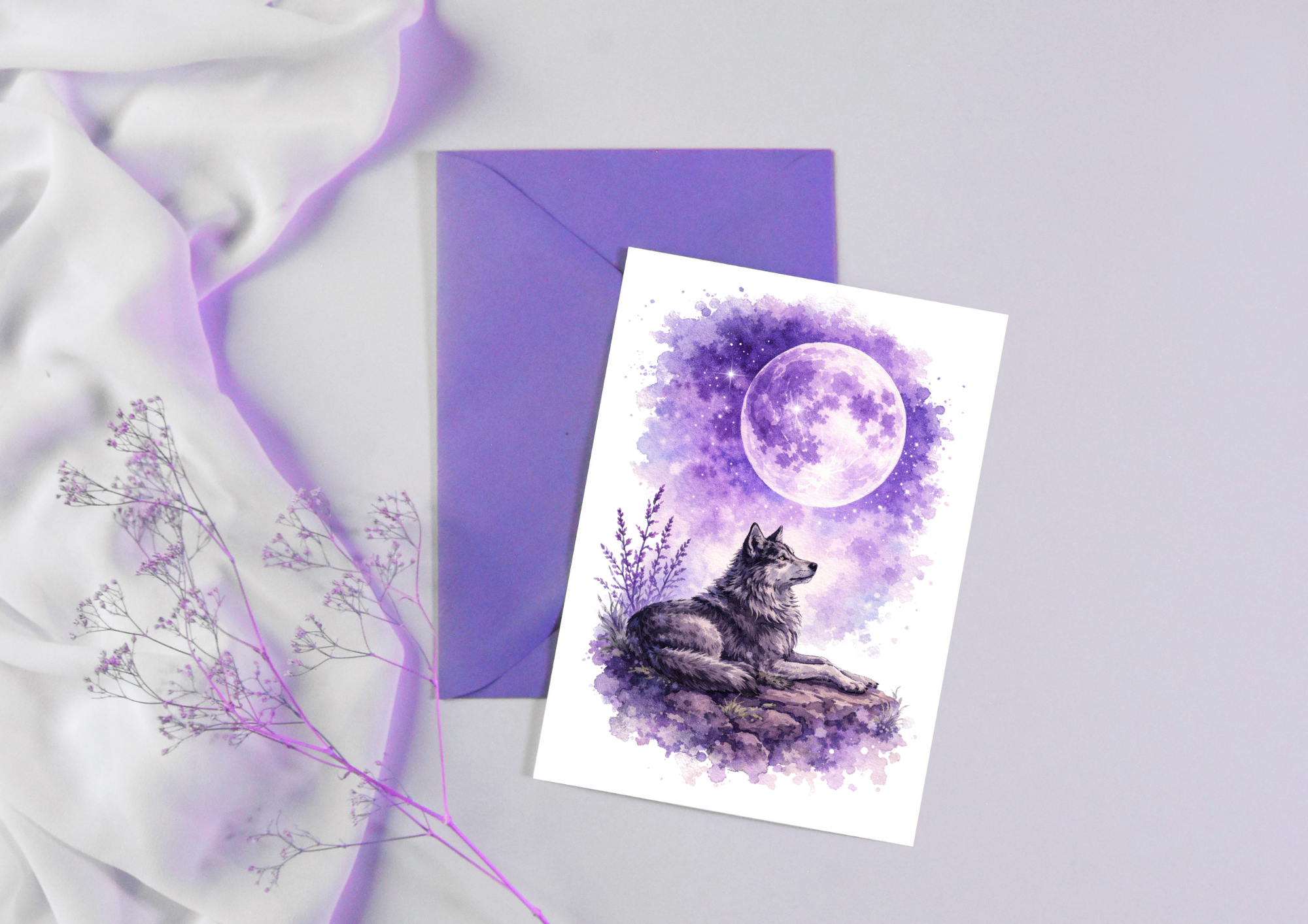 Mystical Watercolour Print 2 A5