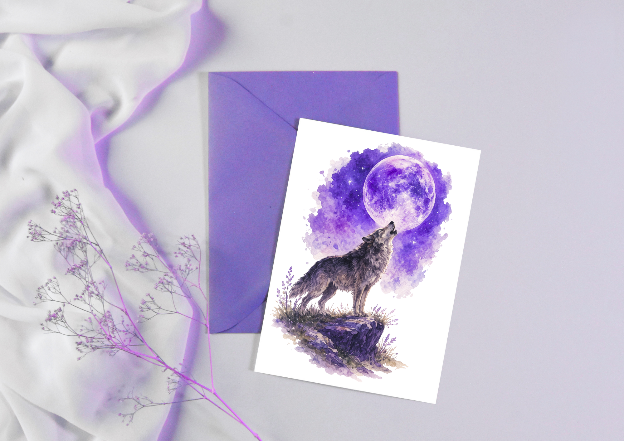 Mystical Watercolour Print 3 A5