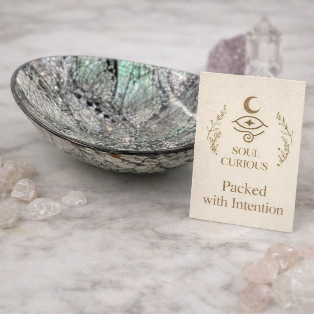 Abalone Shell Smudging Bowl for Sage & Energy Cleansing Rituals
