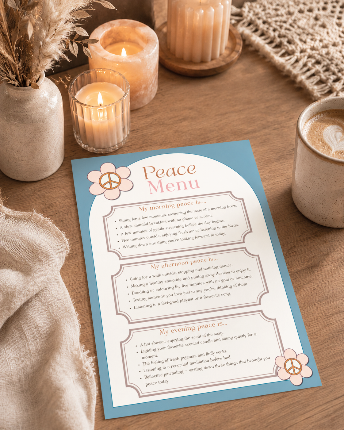 The Peace Menu