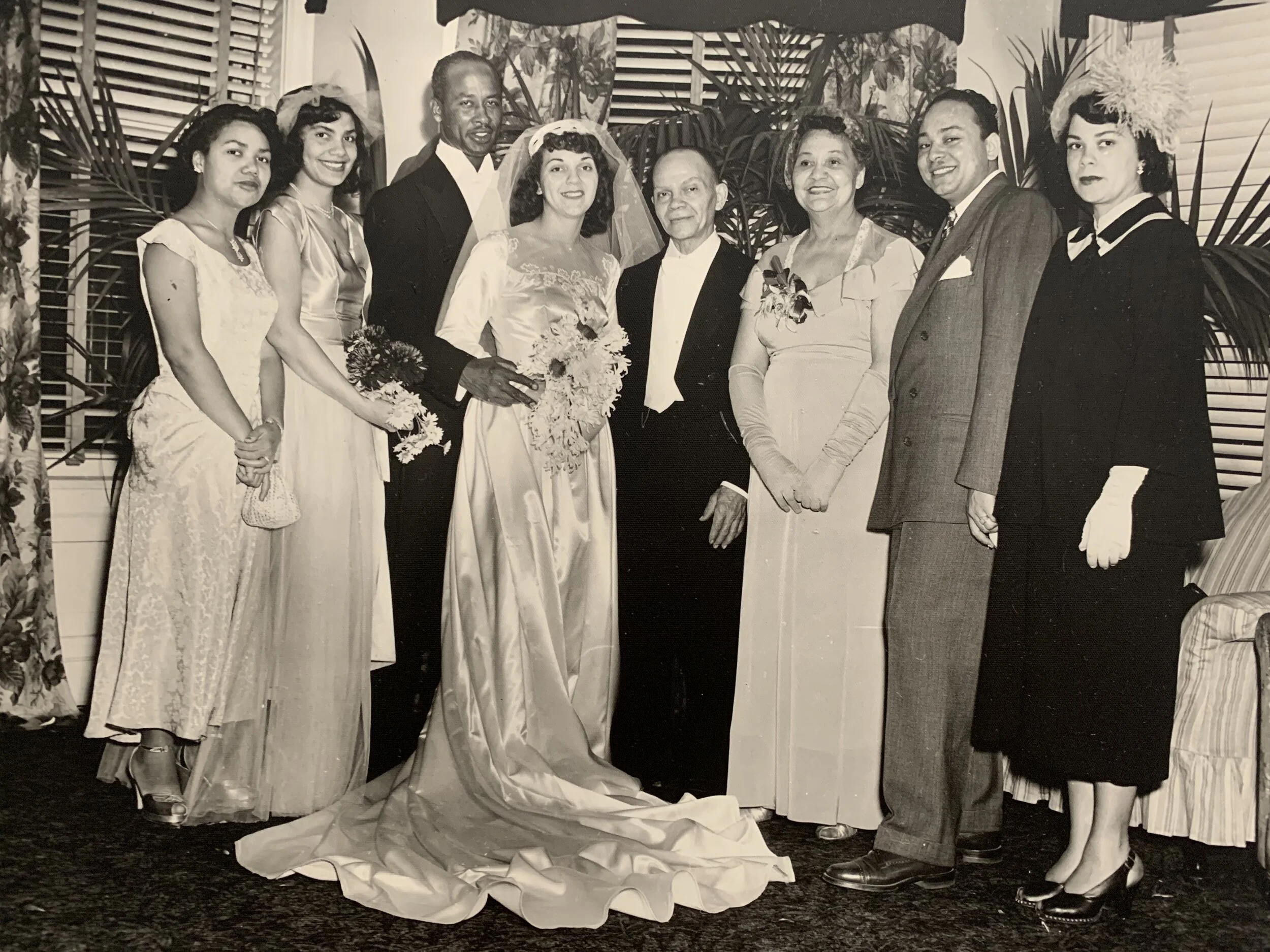 My Great Aunt + Uncle’s 1950 Wedding Formals