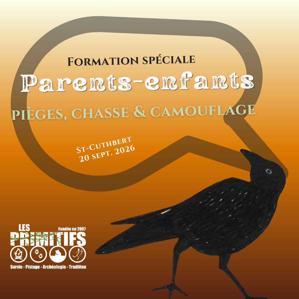 Parents-enfants - Pièges, Chasse et Camouflage • 20 septembre • St-Cuthbert