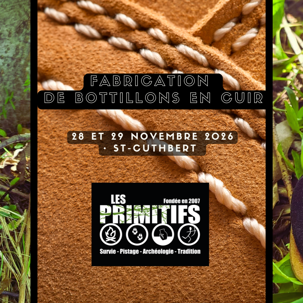 Fabrication de bottillons en cuir • 28 et 29 novembre 2026 • St-Cuthbert