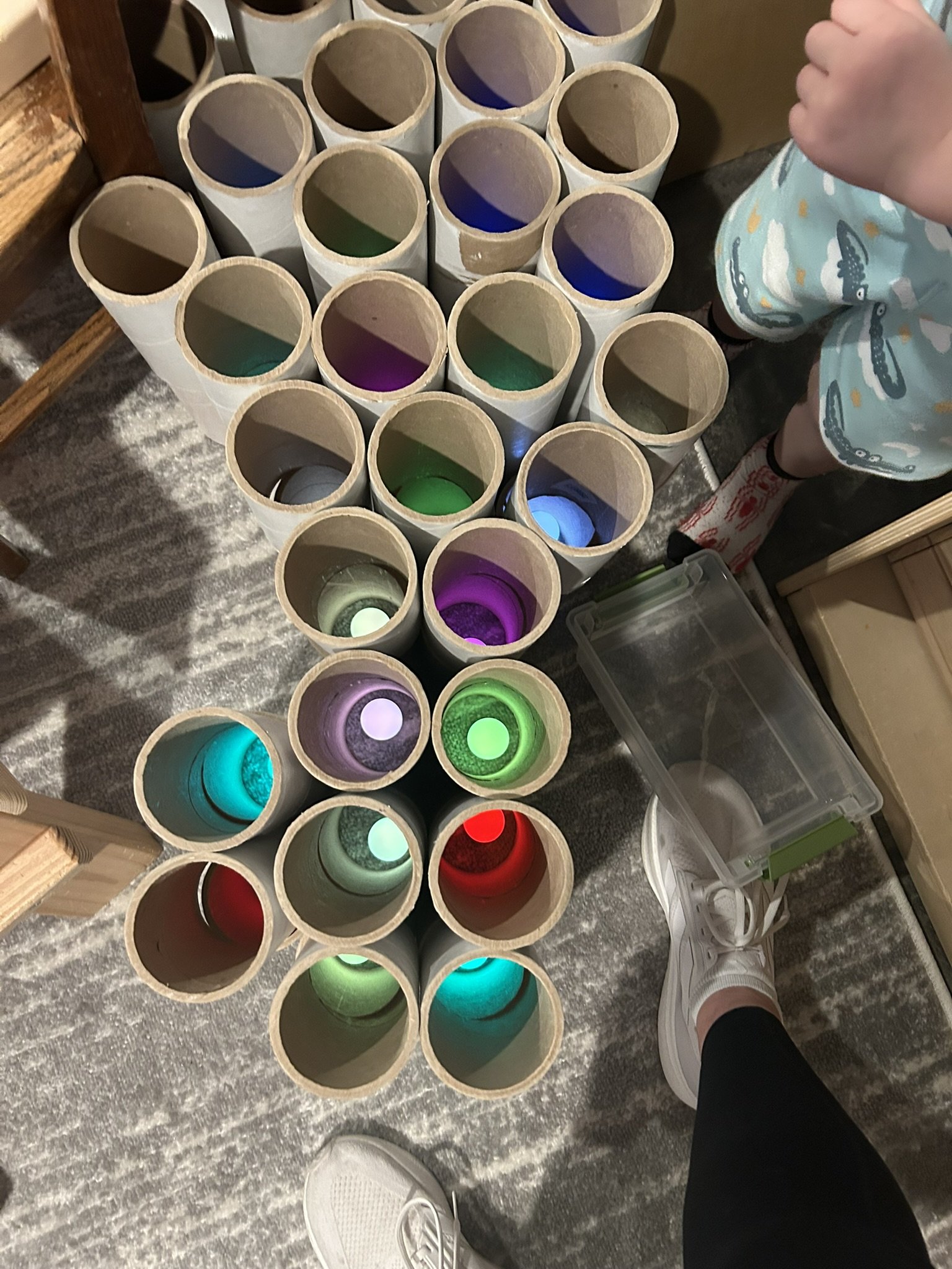 Child-led activity at Beaumont Children's Center bilingual Chinese preschool in Portland, Oregon