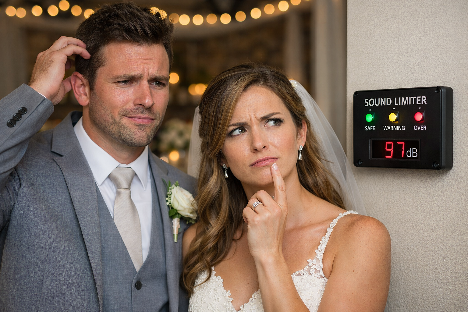 Sound Limiters at Wedding Venues: What Couples Need to Know