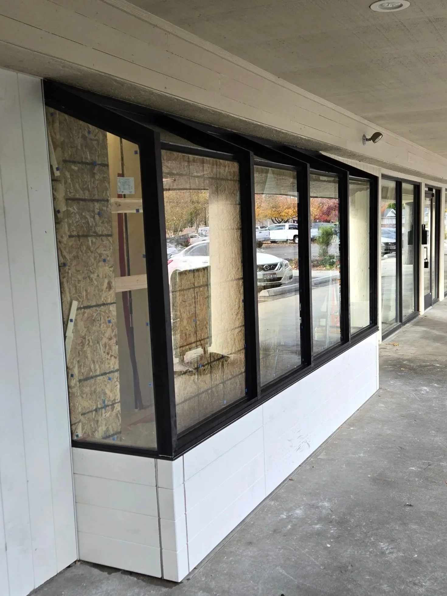 sunroom. custom storefront. car damage storefront repair. storefront replacement