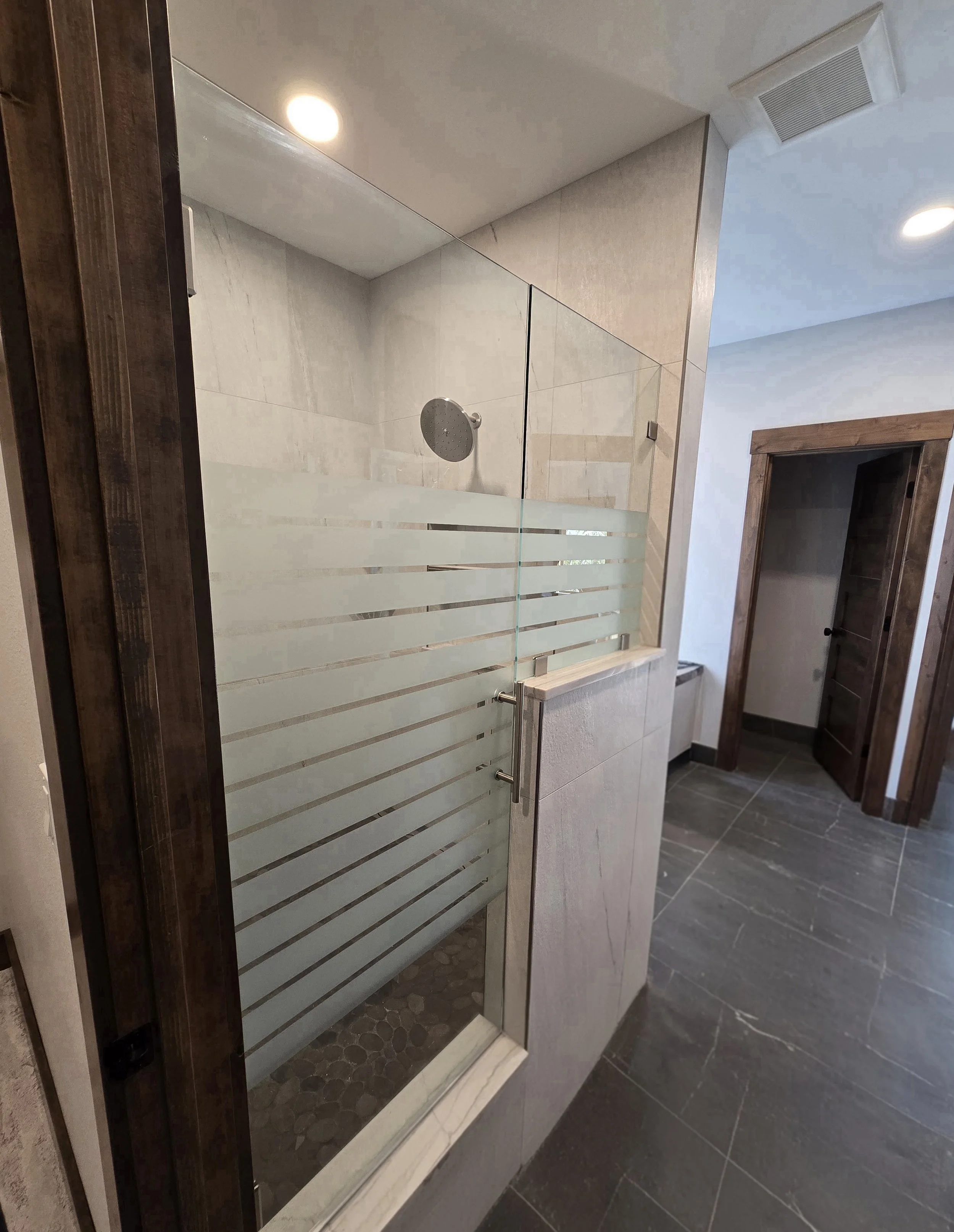 privacy strip shower