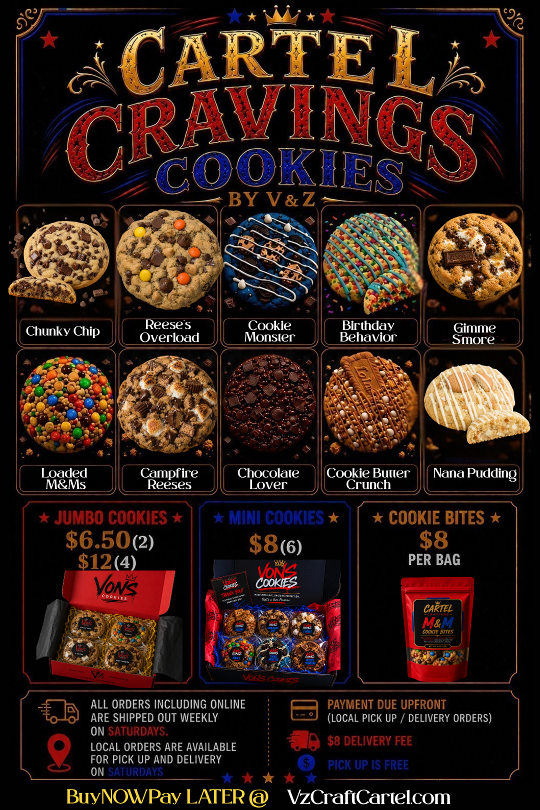 Von's Gourmet Cartel Cookies