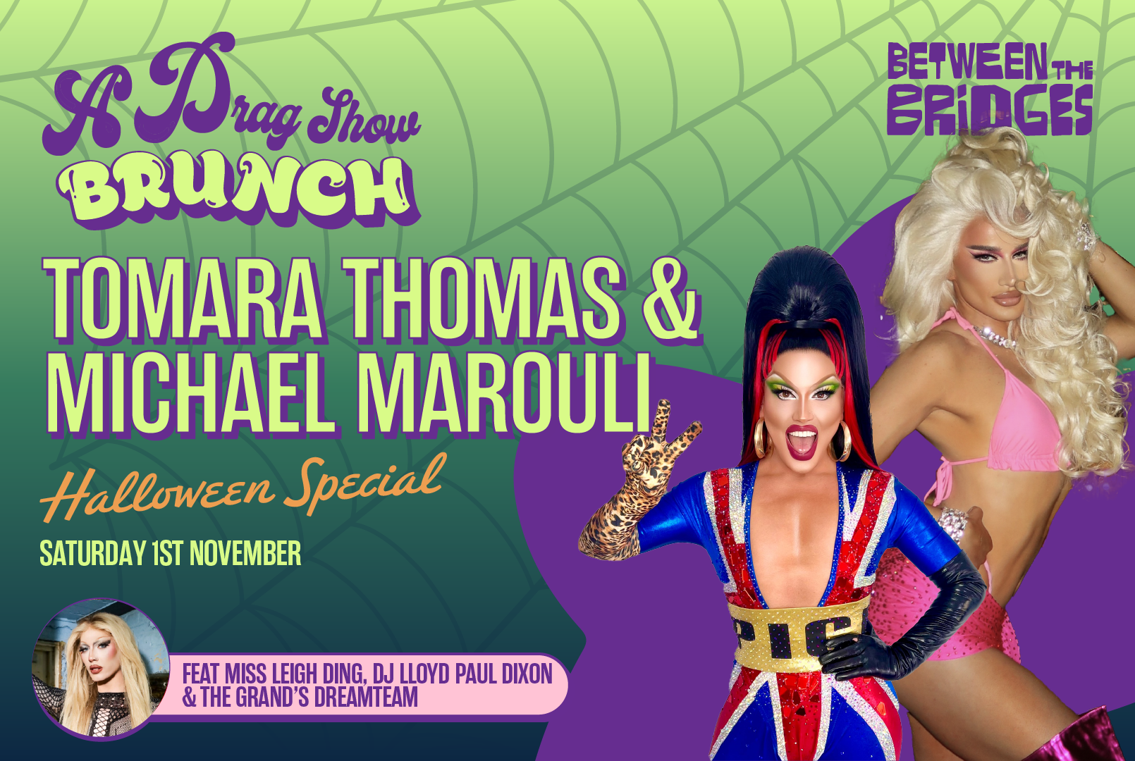 DRAG BRUNCH HALLOWEEN SPECIAL - TOMARA THOMAS &amp; MICHAEL MAROULI
