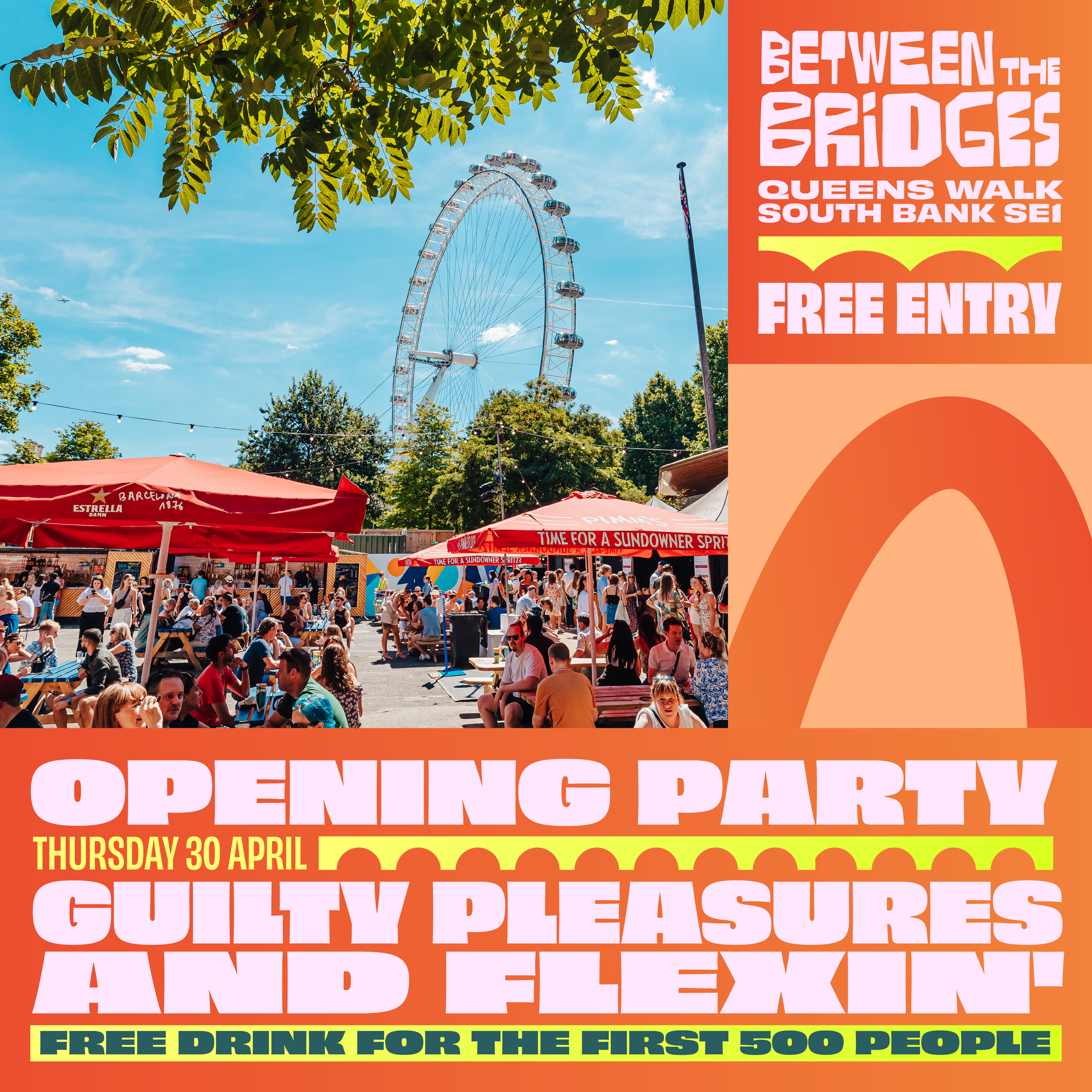 Between The Bridges Opening Party with Guilty Pleasures &amp; Flexin’