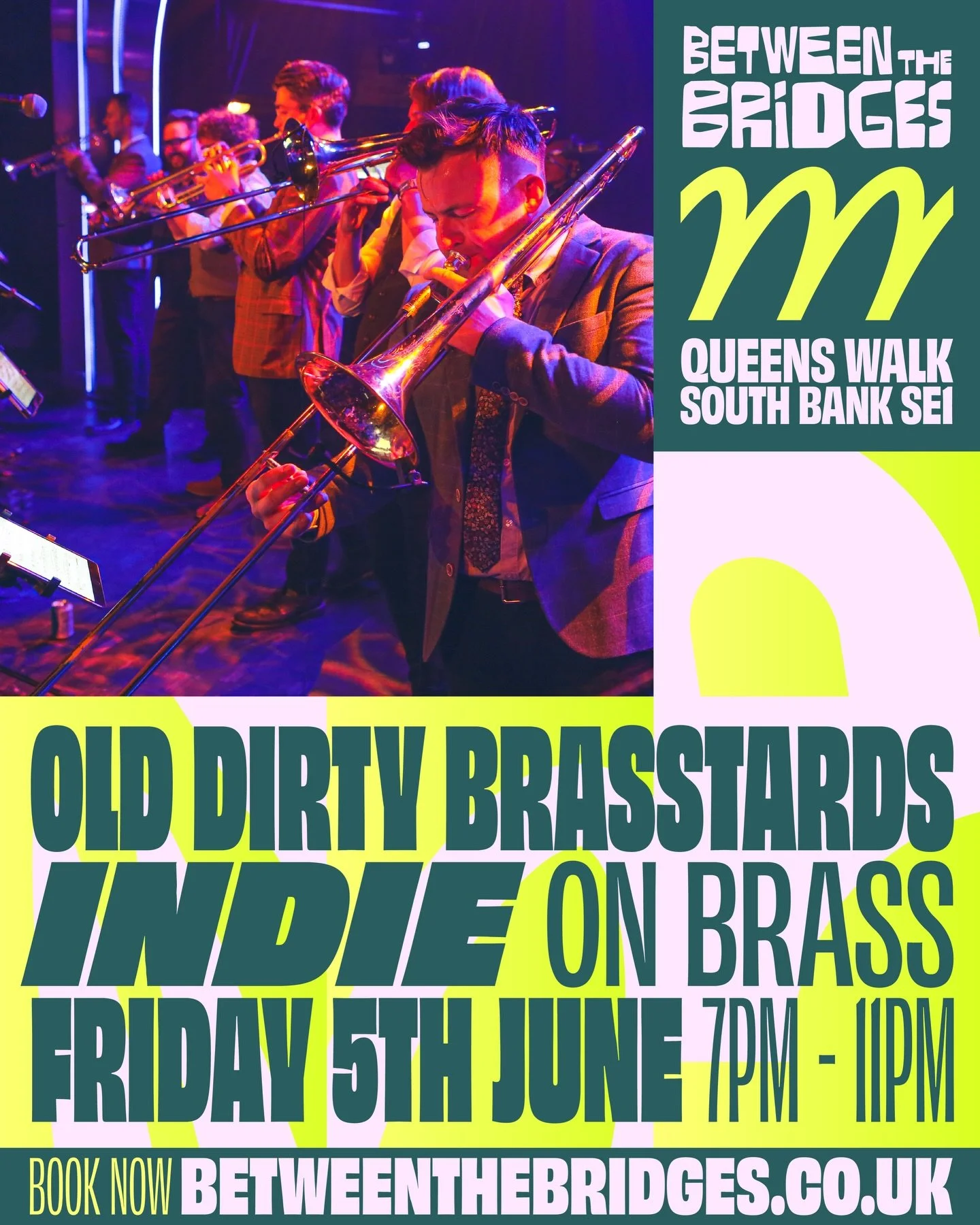 Oh my god I can&rsquo;t believe it! 🤯

Back by POPULAR demand @olddirtybrasstards are ready to fire up the Between The Bridges stage with a night of non-stop 00s nostalgia! 🤖 

Blasting through covers of The Strokes, The Killers, The Libertines, Ka