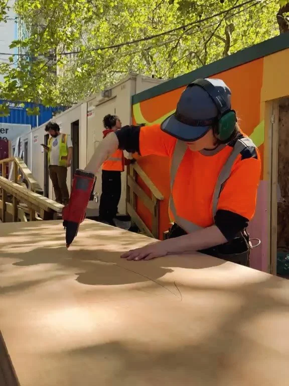 Gotta look CUTE for our debut tomorrow! 💅🏻💗✨

Our amazing production team are busy bees painting, drilling, nailing etc! Between The Bridges 2026 is nearly ready for its grand reveal! 💫

Join us for our opening party tomorrow from 5pm ☀️
First 50