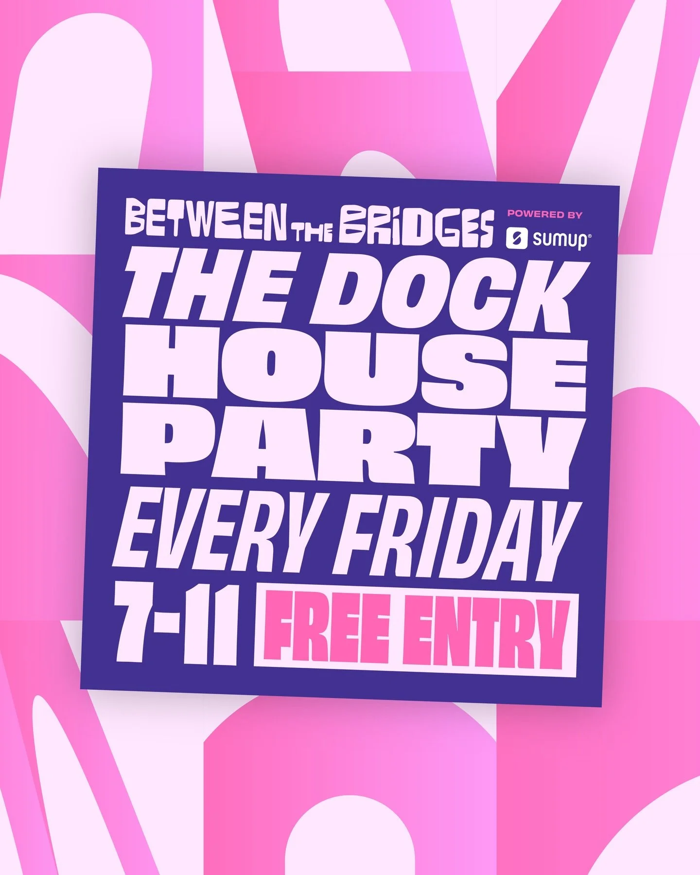 Between The Bridges is officially OPEN! ✨🙏 Yesterday was incredible, if we say so ourselves 😘 and we are ready to keep things rolling this bank holiday weekend with our series of free (yes 🌟FREE!) entry parties. Take a look what&rsquo;s on the sch