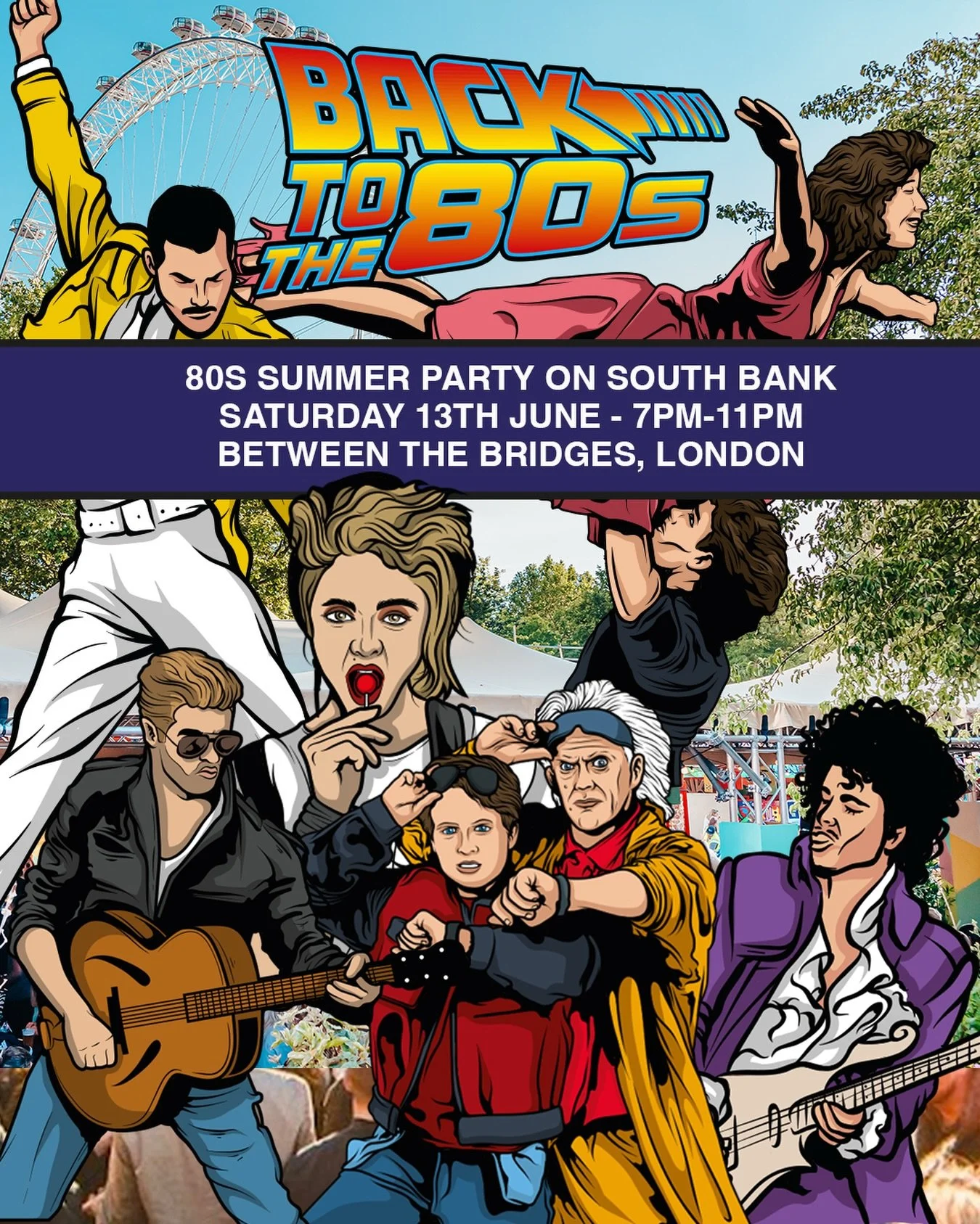 🚀Get ready to travel back to the most iconic decade of them all as @throwbackeventsldn brings you their Back to the 80s Summer Party on Saturday 13th June! 👩&zwj;🎤

Join us for a night celebrating the era of synthesisers, big hair, glam rock, unfo