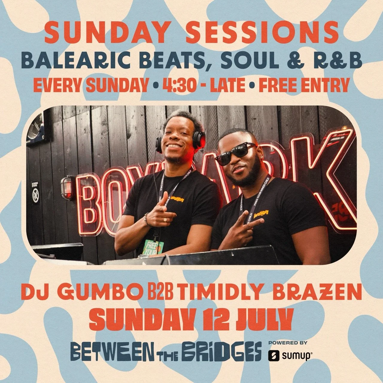 Sunday Sessions - DJ Gumbo &amp; Timidly Brazen&nbsp;
