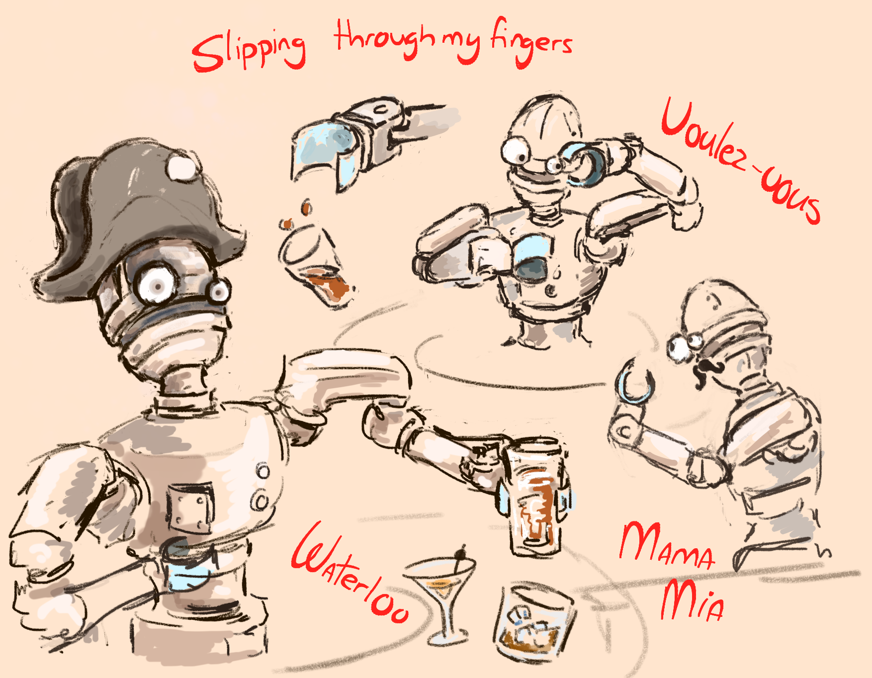 Animatronic character brainstorm