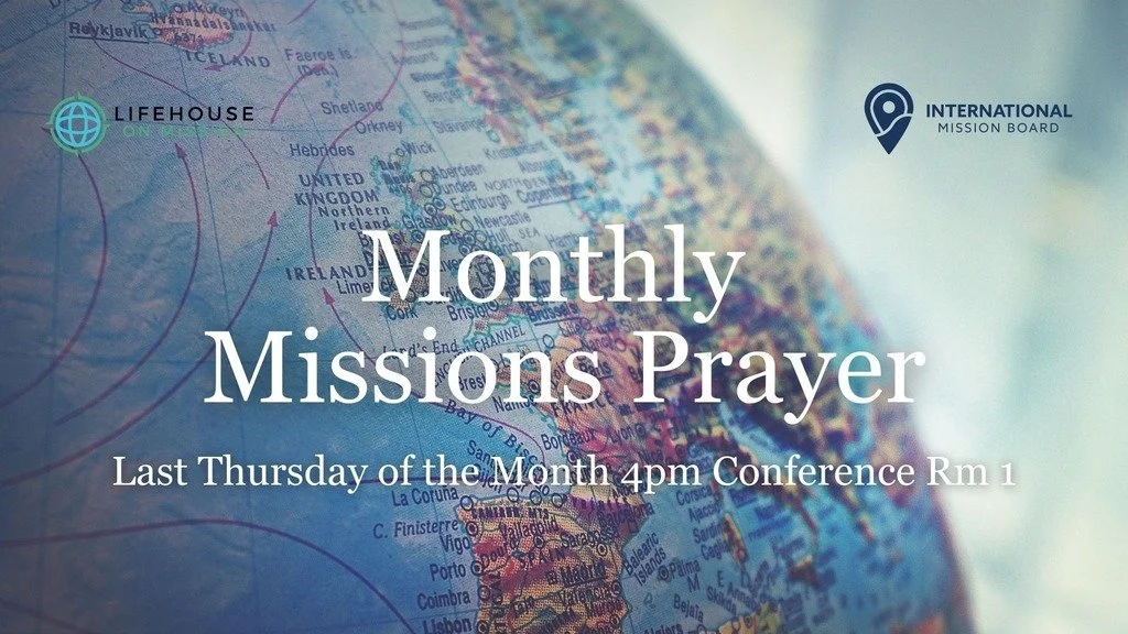 Monthly Missions Prayer 