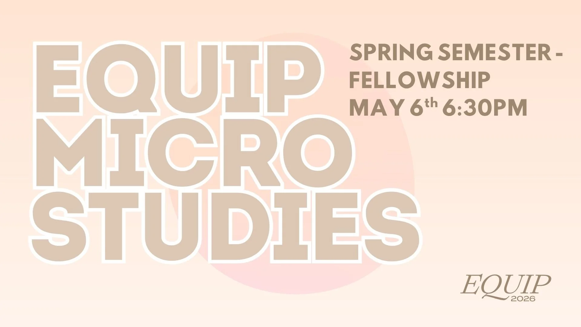 EQUIP Fellowship Night