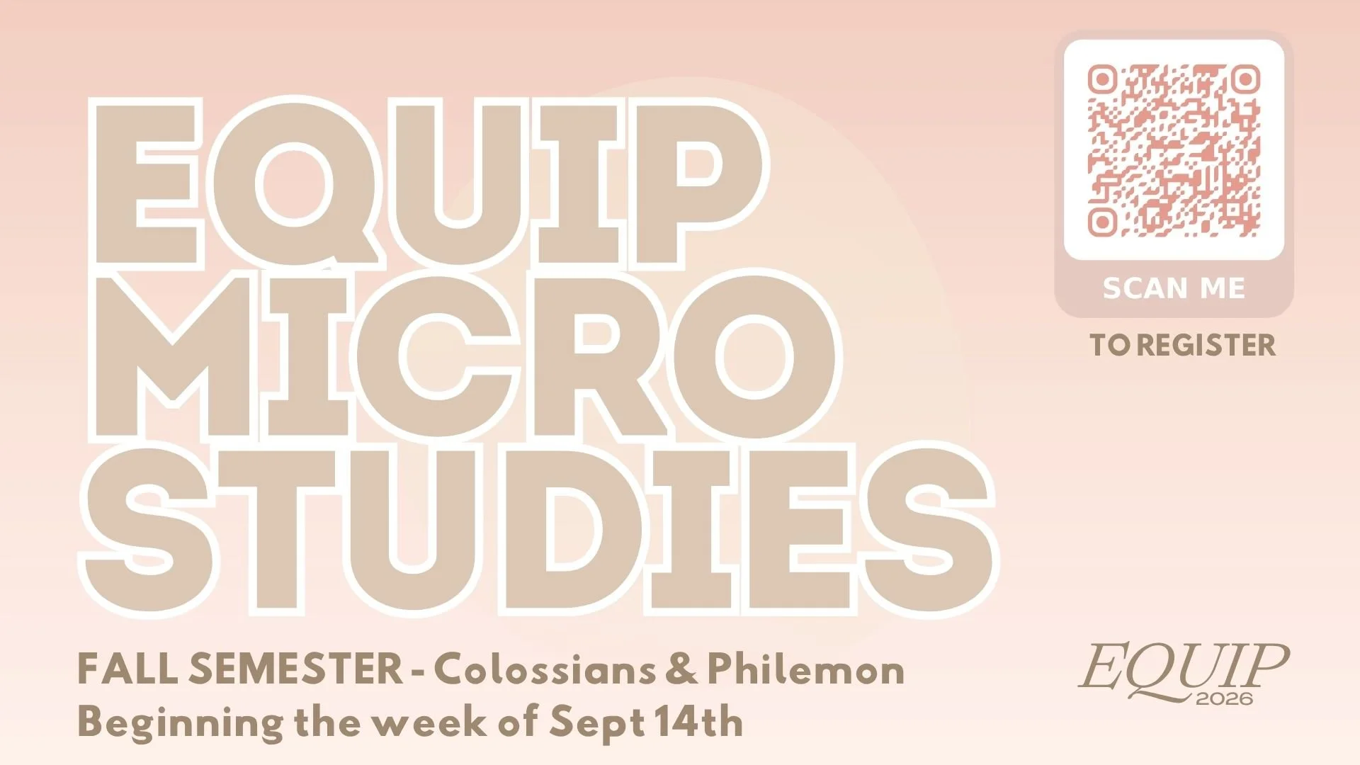 EQUIP Micro Studies