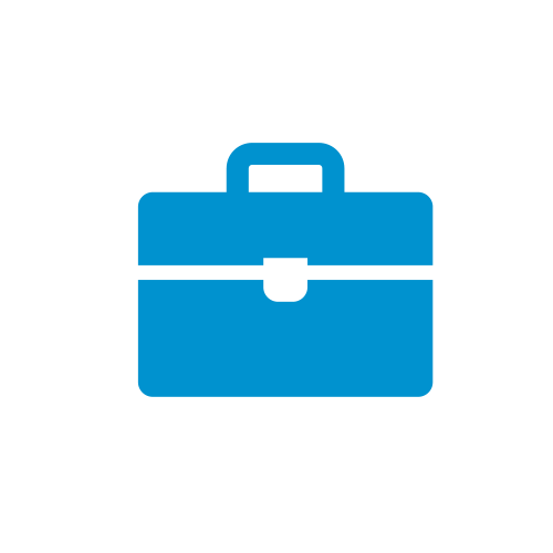 Blauer Aktentasche oder Brieftasche auf schwarzem Hintergrund.