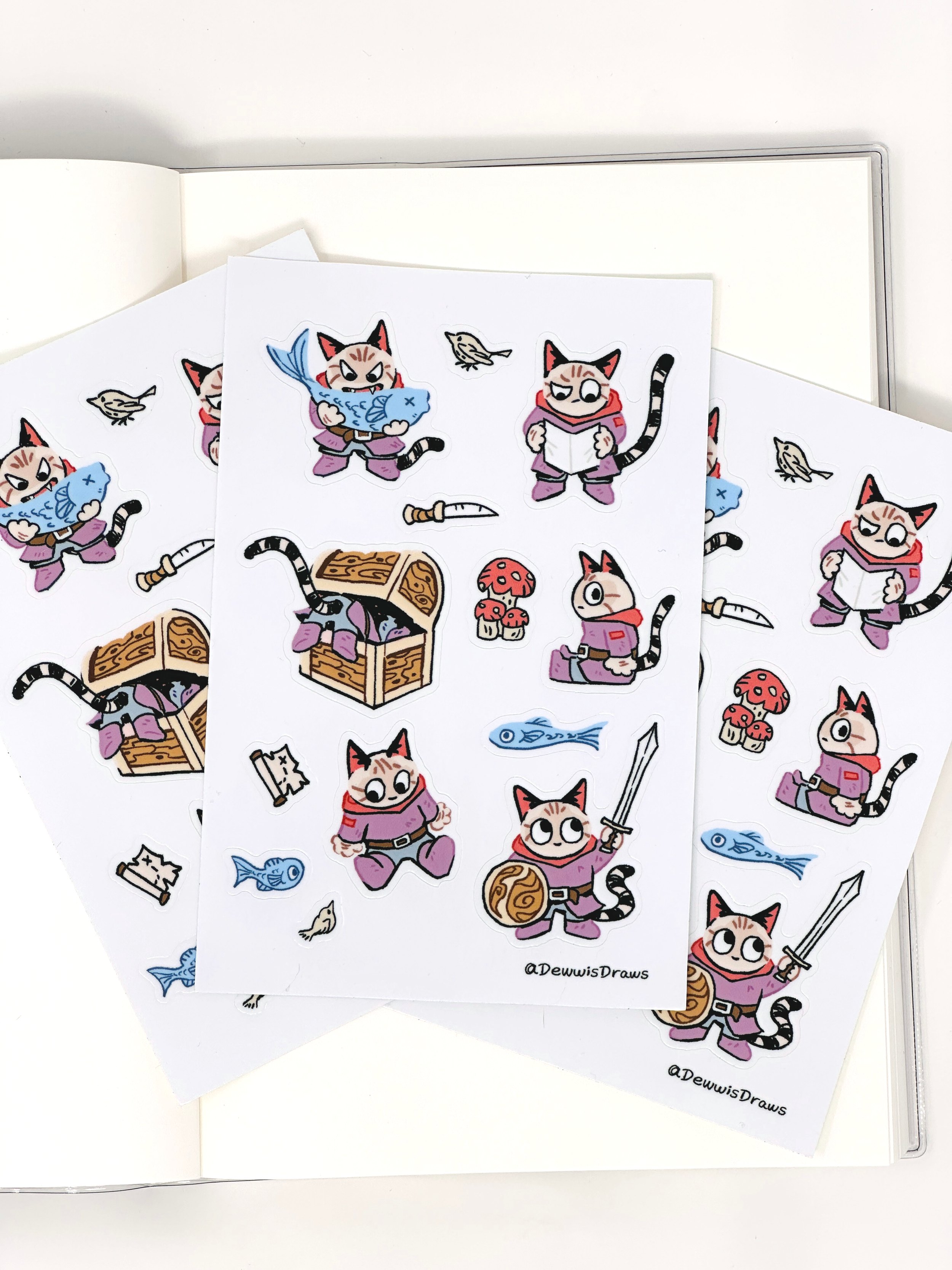 Durphy The Adventurer Sticker Sheet