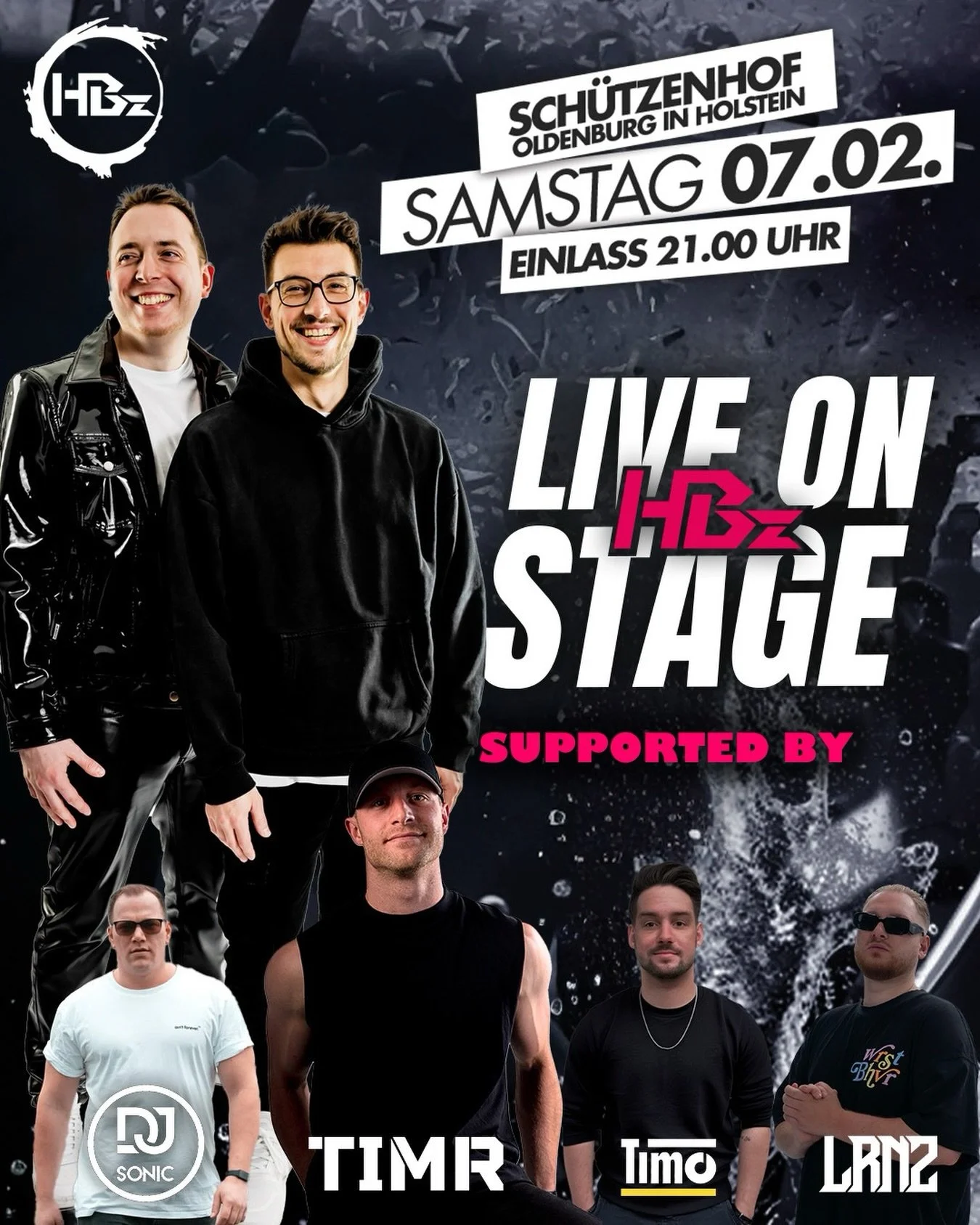 AM SAMSTAG IST ES SOWEIT! Ich spiele DJ Support f&uuml;r @hbzmusic auf dem Sch&uuml;tzenhof in Oldenburg. Wer sich noch ein Last Minute Ticket sichern will, kann 10% sparen mit dem RABATTCODE &bdquo;LRNZ&ldquo;. Es wird sehr wild, ich freue mich ries