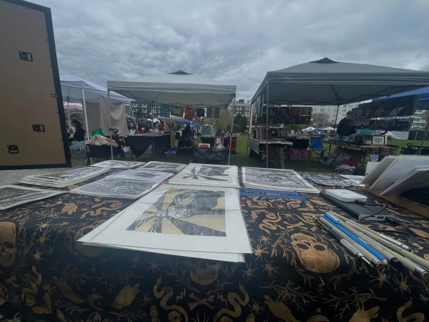 Thank you everyone who came out to CutieFest! It was amazing getting to share my art with so many people and meet cool vendors and fellow artists. The weather was kind, and I already can&rsquo;t wait for the next one! Thank you @cutiefoundation for h