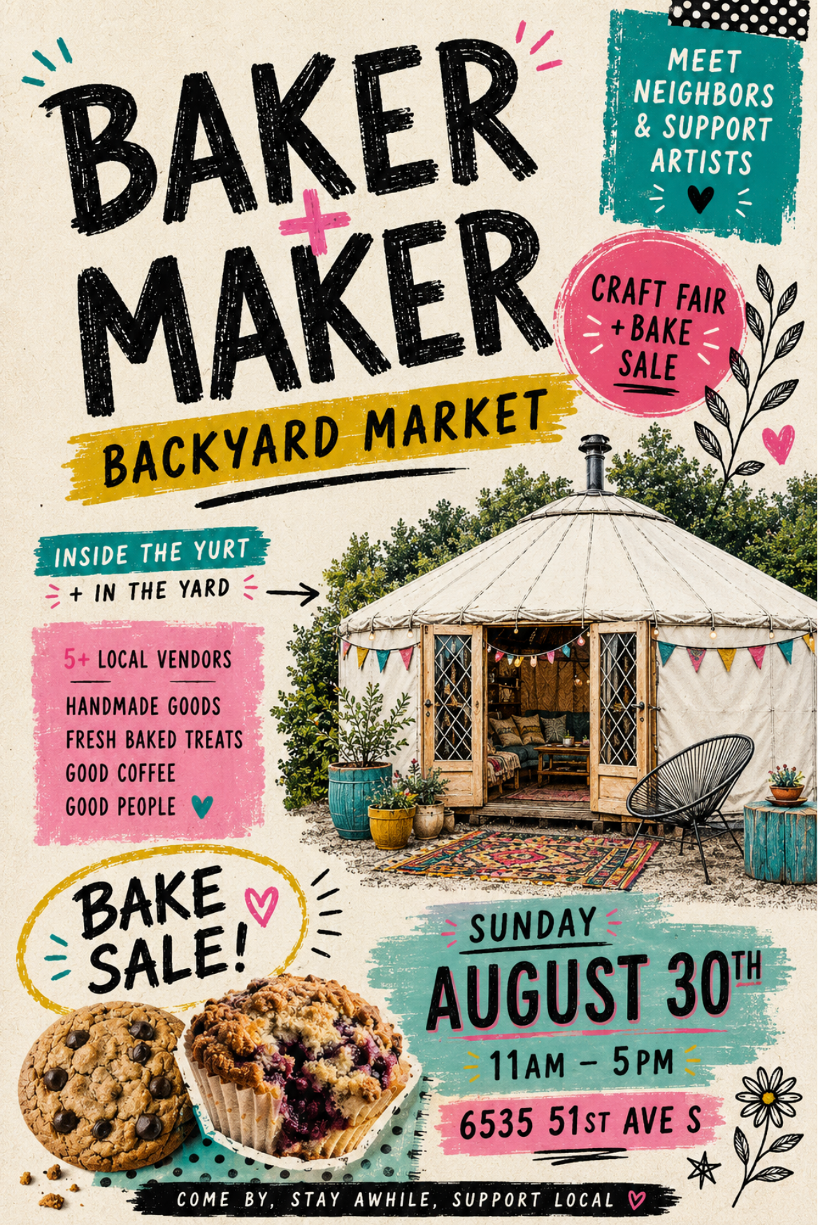 BAKER + MAKER Backyard Market