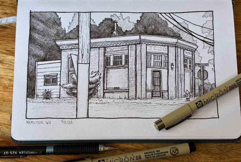Burien Maker Space Workshop - Pen & Ink Drawing and Crosshatching Basics