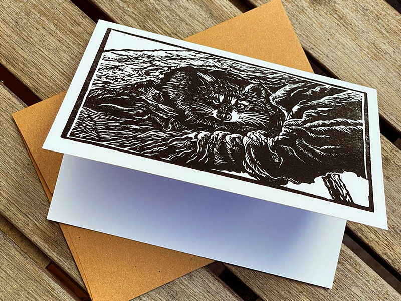 Gone to Shelter - A7 Greeting Card