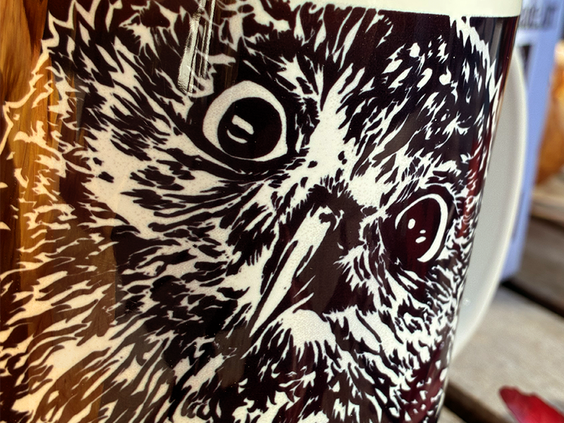 Matt-Made Art - Owlet coffee mug - detail.png