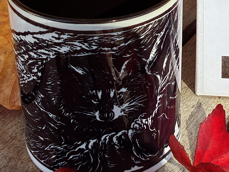 Matt-Made Art - Raccoon coffee mug - detail.png