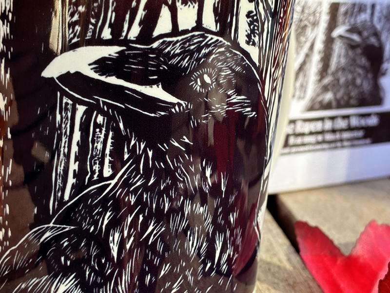 Matt-Made Art - Raven coffee mug - detail.png