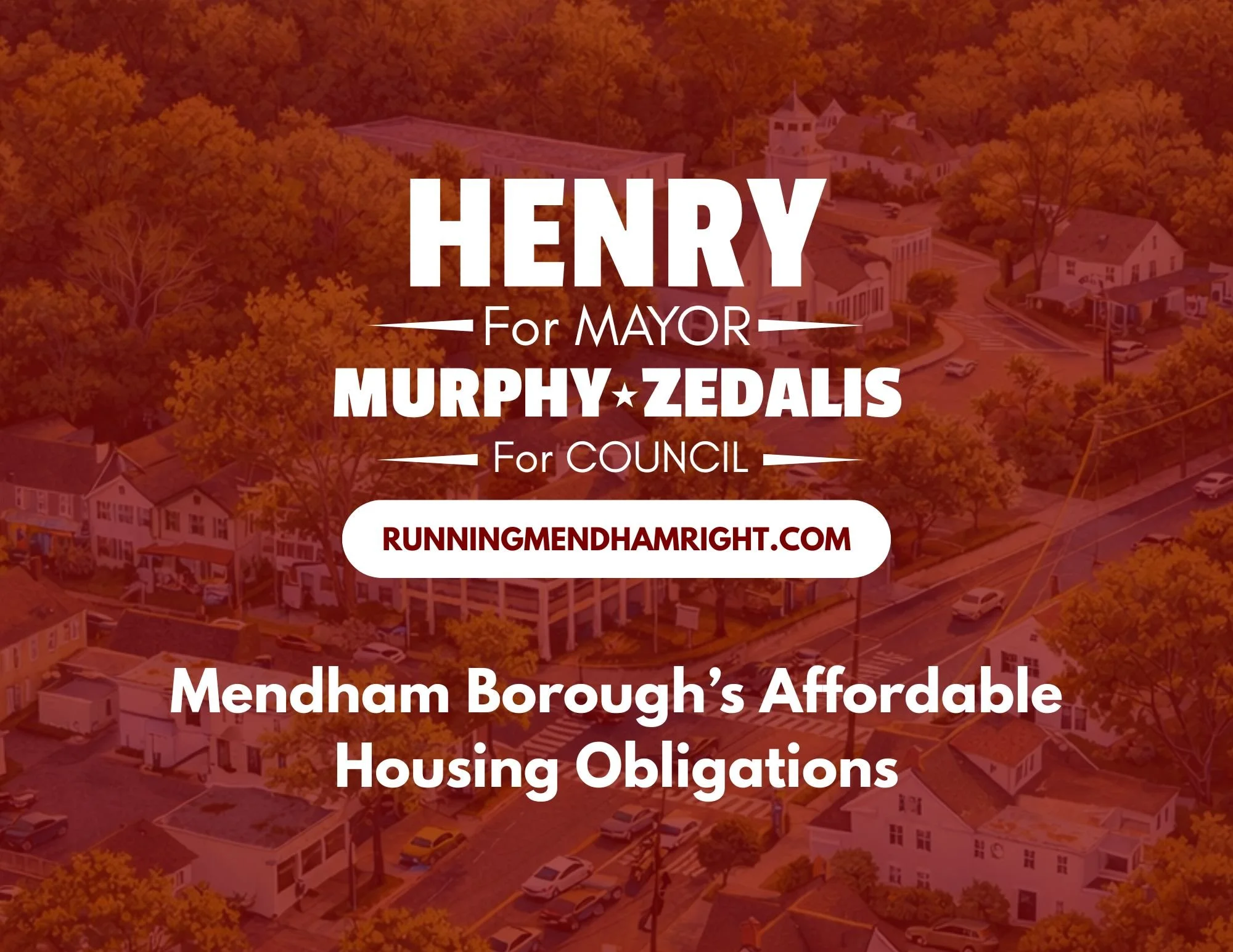Mendham Borough’s Affordable Housing Obligations
