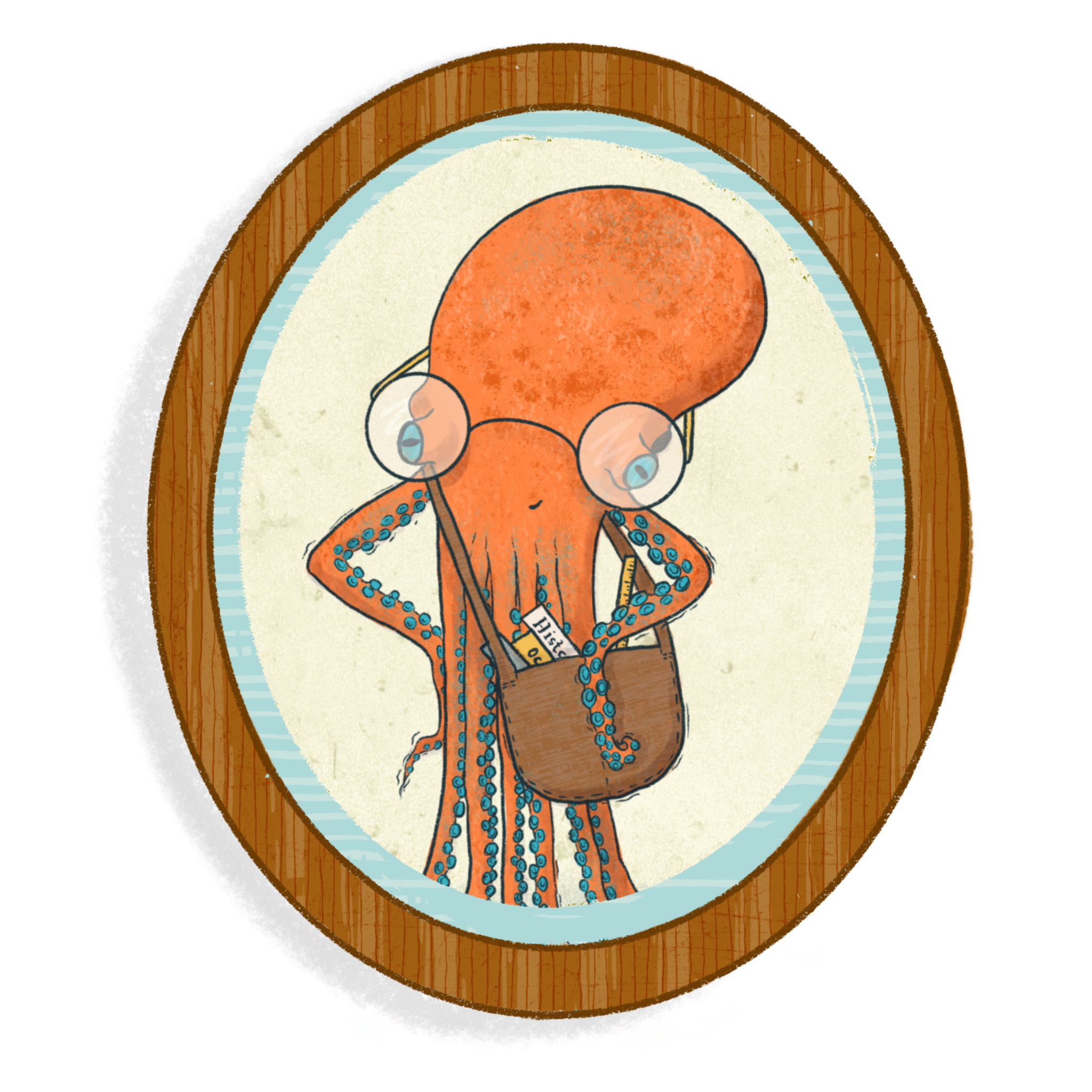Cute Octopus Illustration by Erika with a K