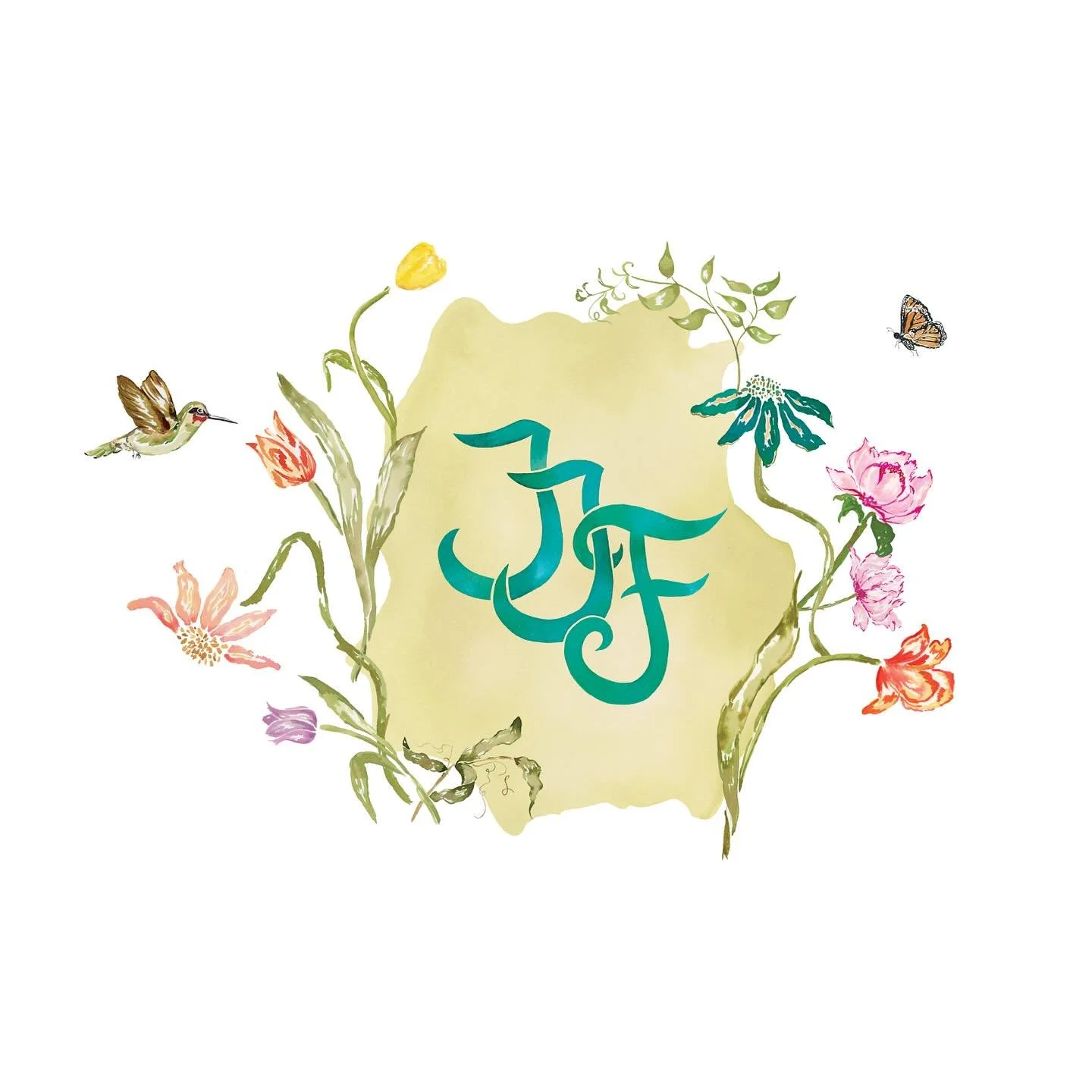 A North Carolina sunny spring day day in the form of a crest for J+J