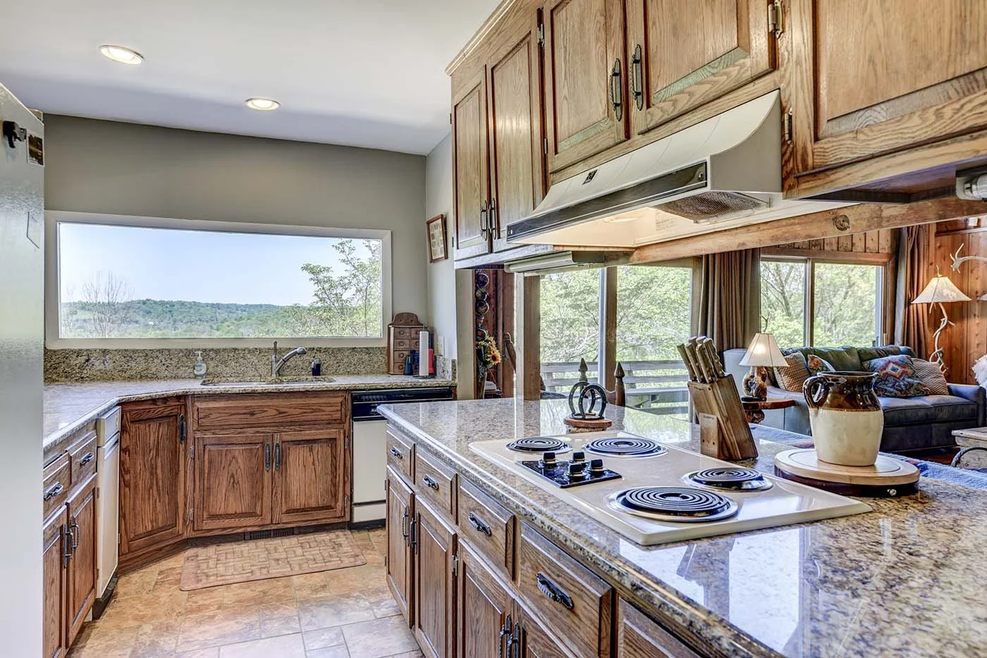 Sycamore Springs TN kitchen at wedding venue.