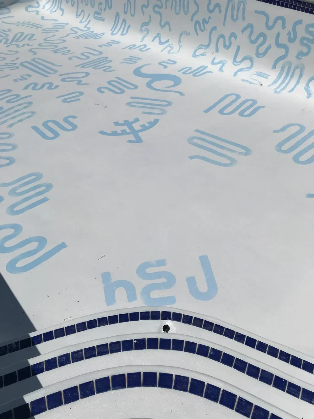 Wayfinder - Newport, RI. Pool mural.