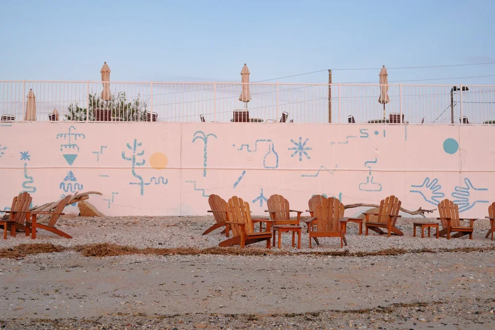 Soundview Hotel - Greenport, NY. Mural.