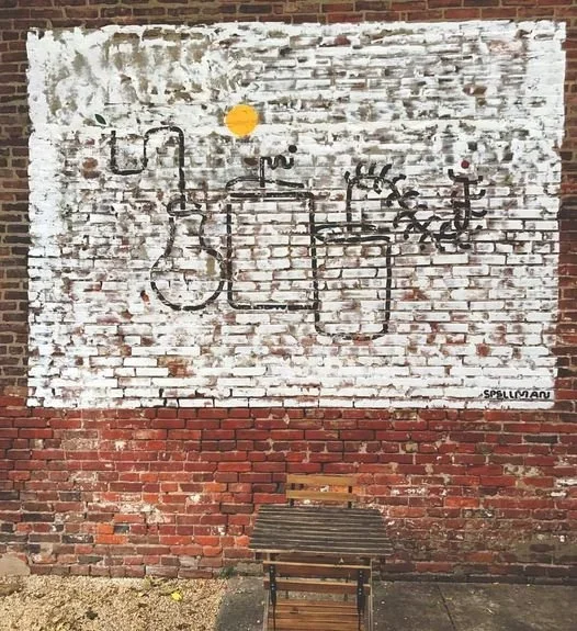 Ox Coffee - Philadelphia. Mural.