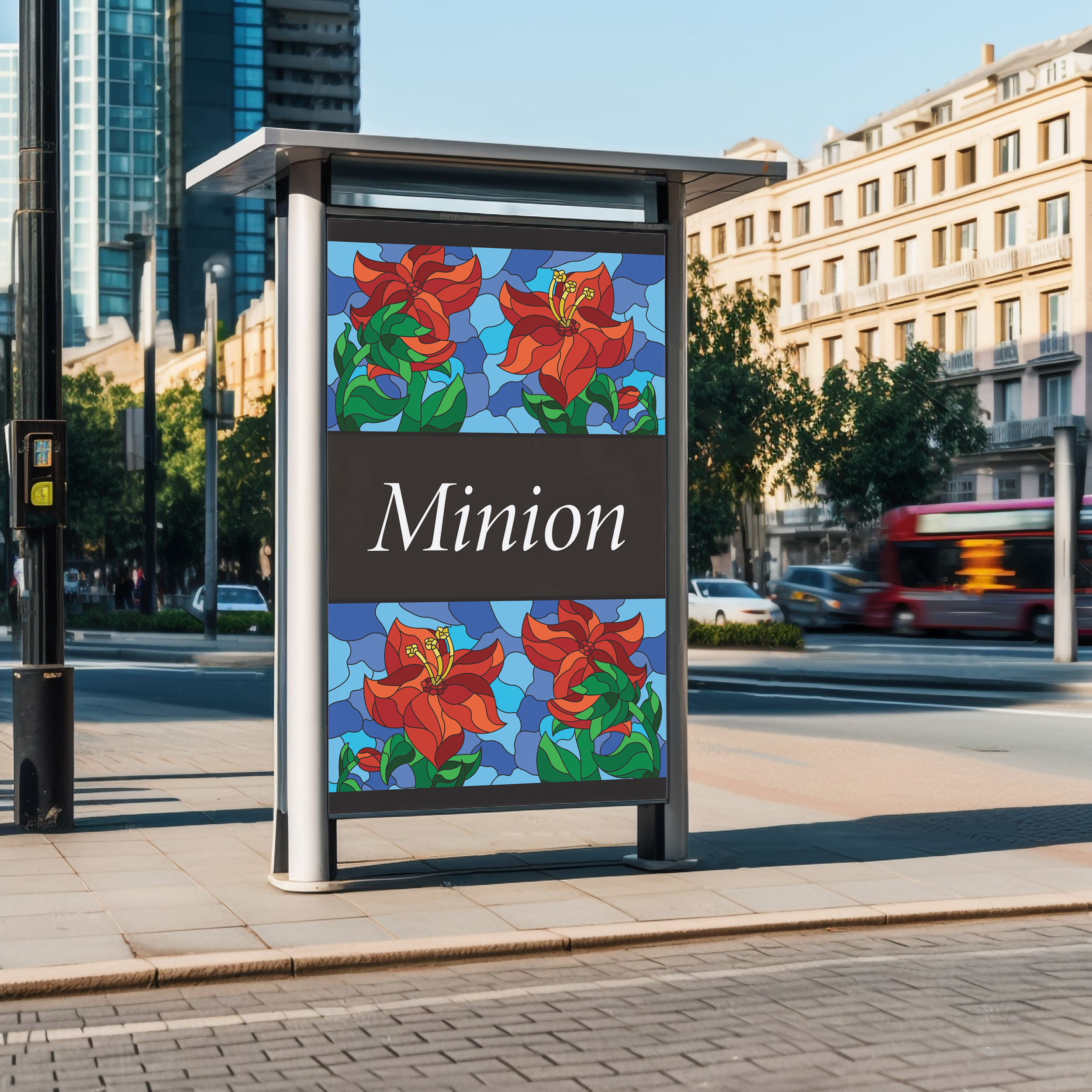 Typeface poster, project 1, mockup