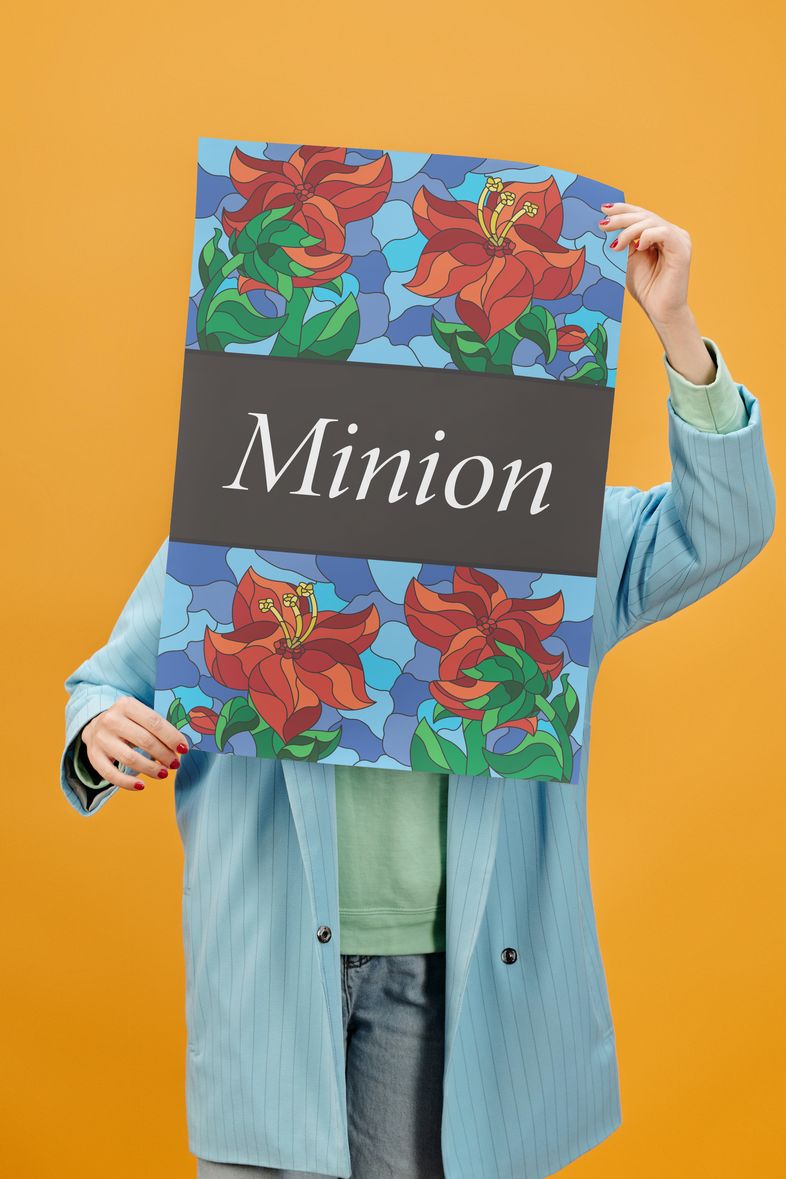 Typeface poster, project 1, mockup