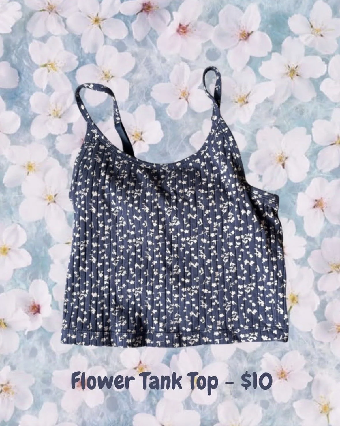 Flower Print Tank Top