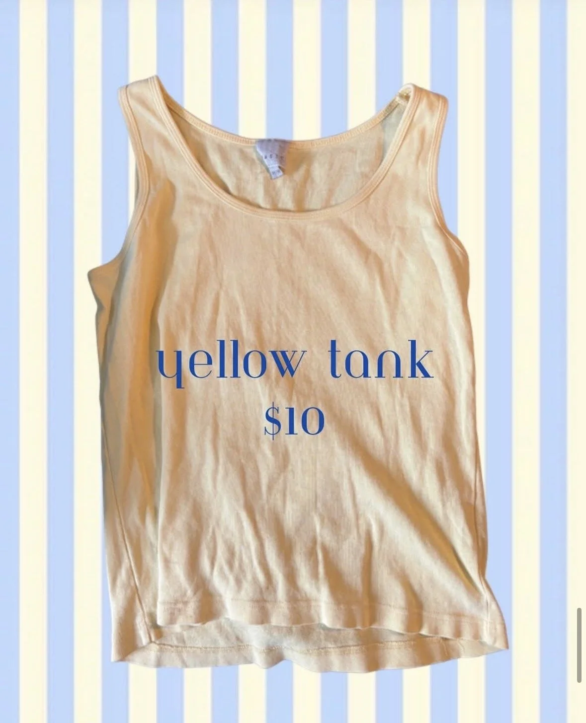 Yellow Tank Top