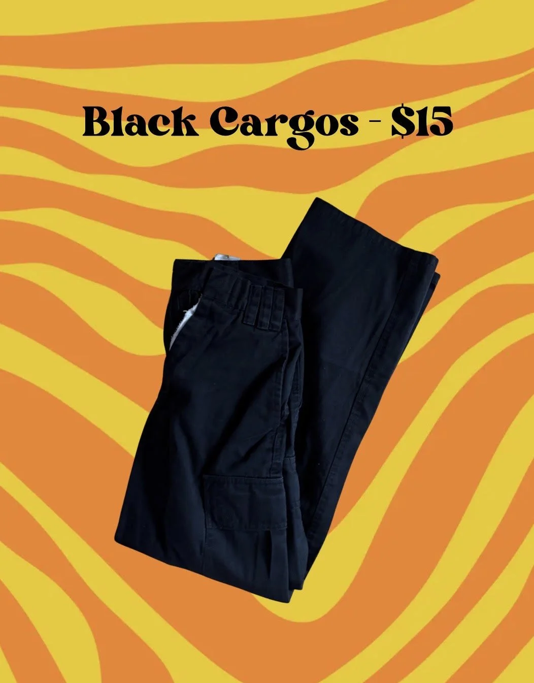 Black Cargo Pants