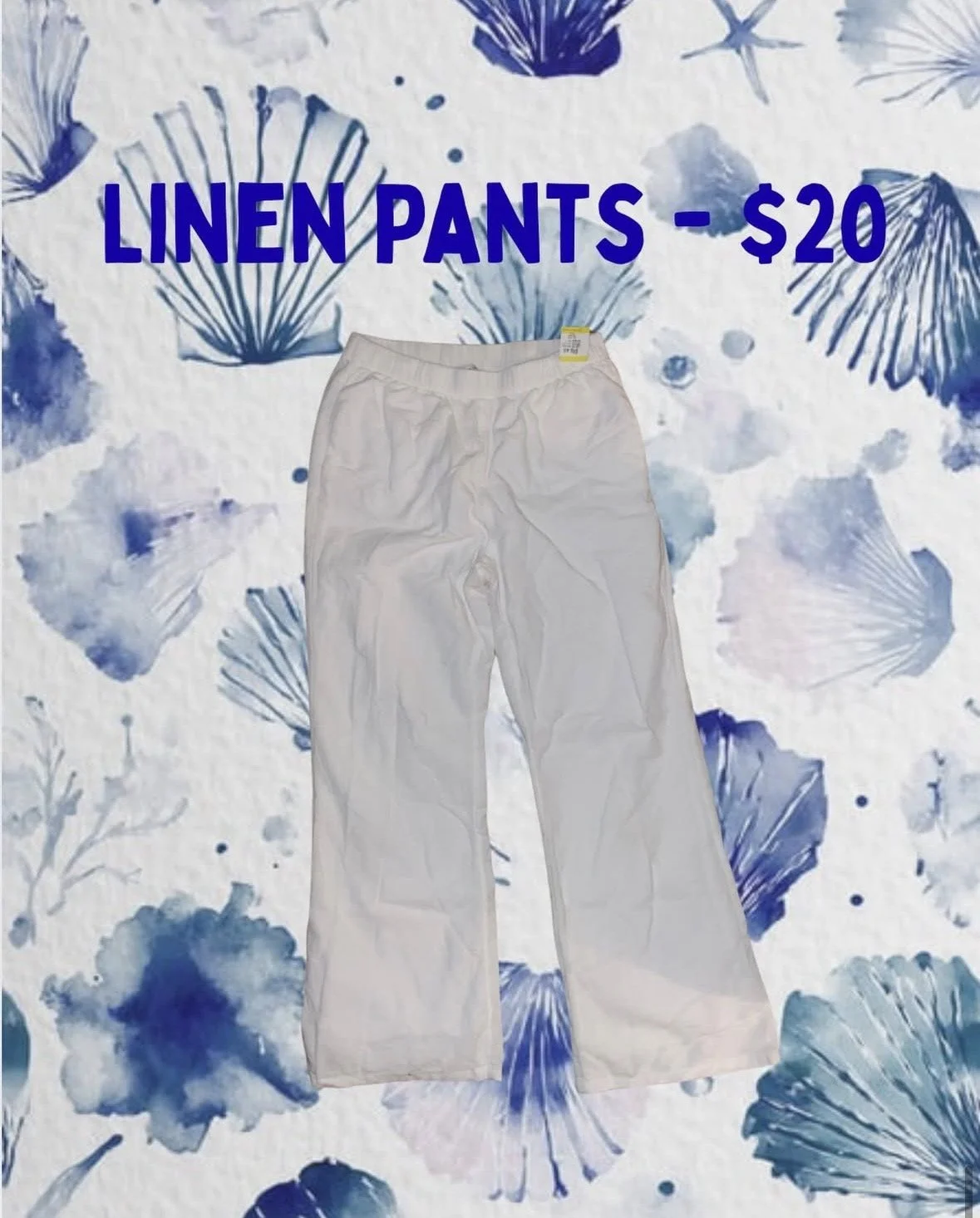 White Linen Pants