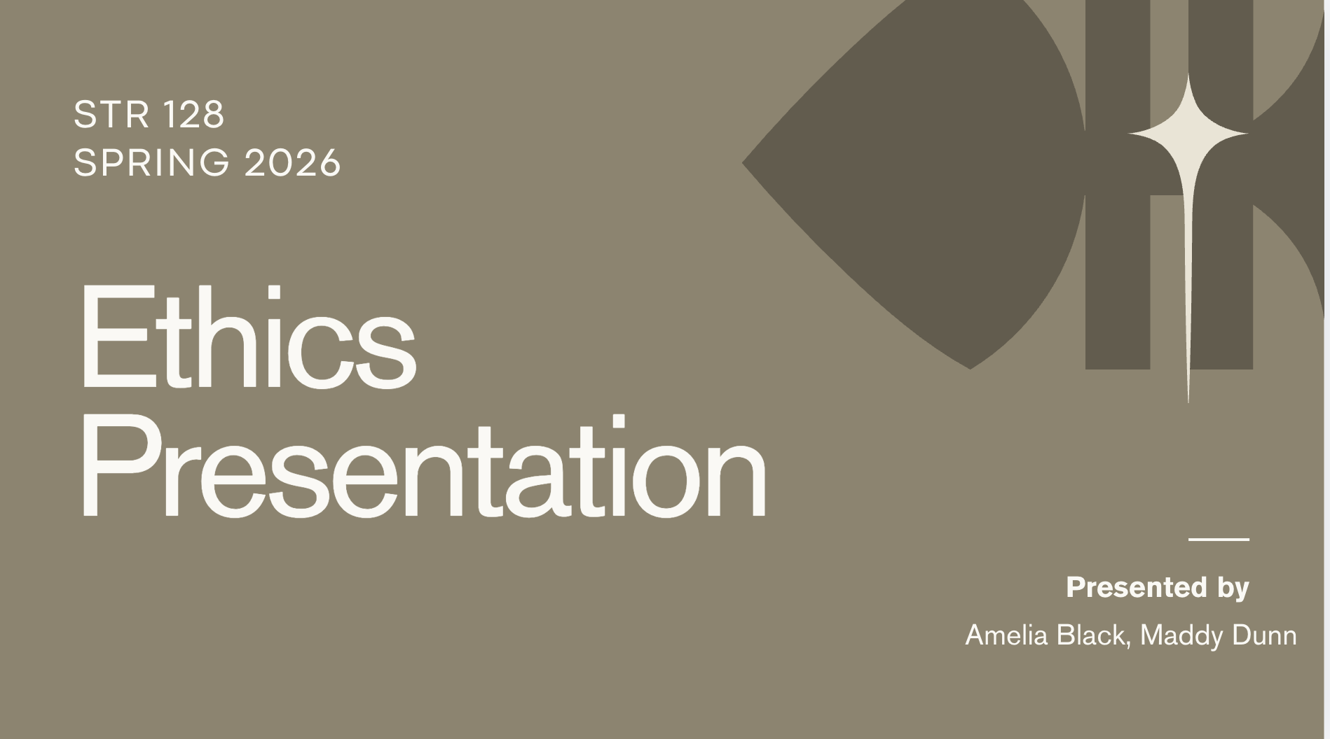 class project - ethics presentation