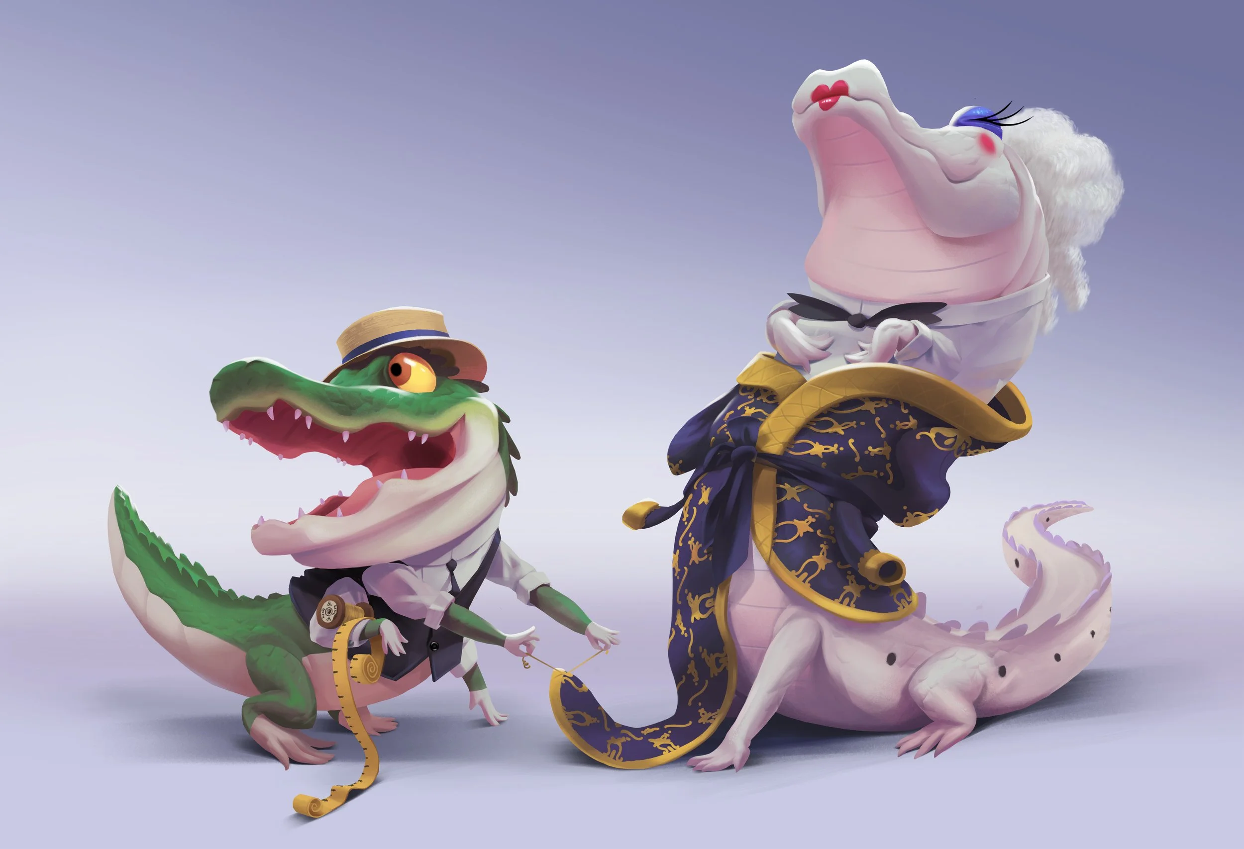 Character Design: The Kimono Dragons