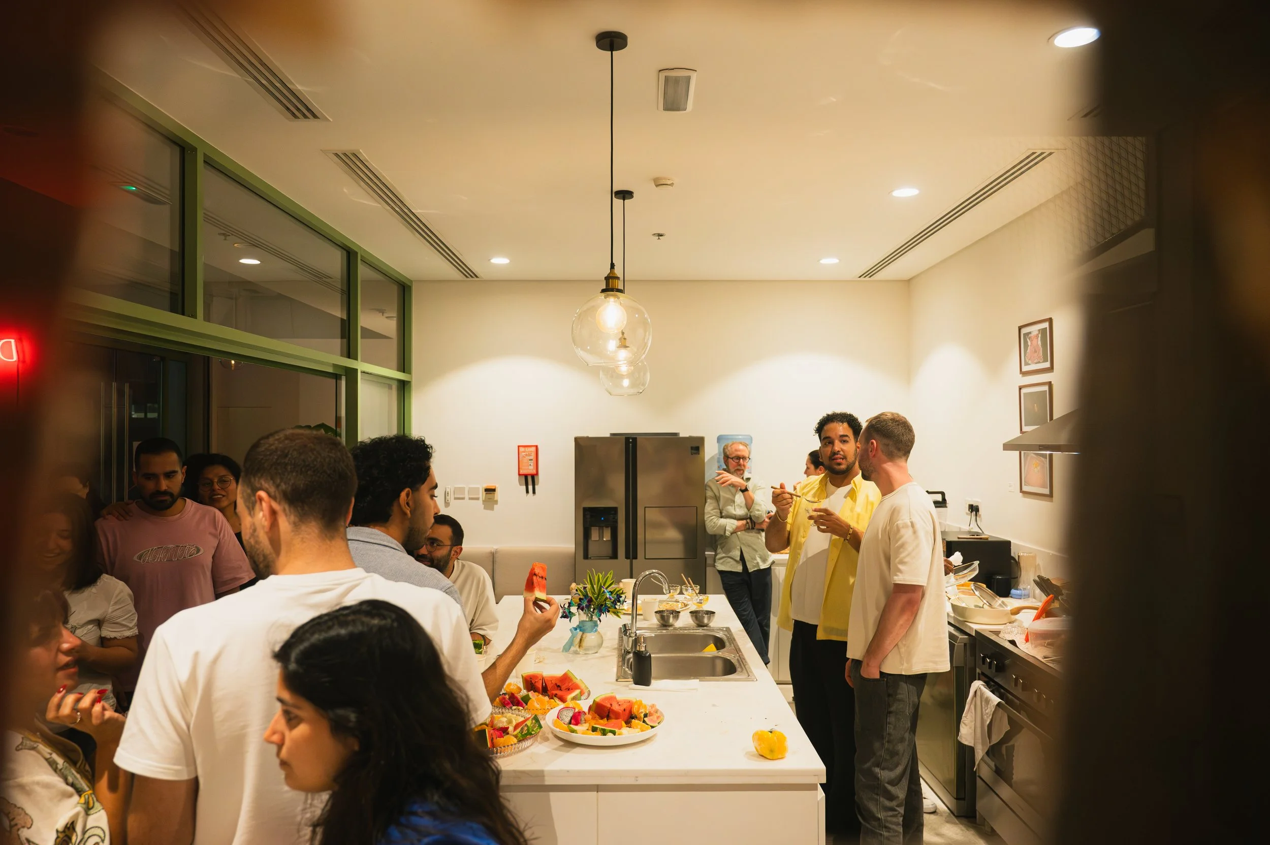 'مانجا (Like Butter)' with Andrew Riad of 'Ahlan Club' for The Kitchen As Studio. Presented by Alserkal Arts Foundation. Photo by Taha Khan.