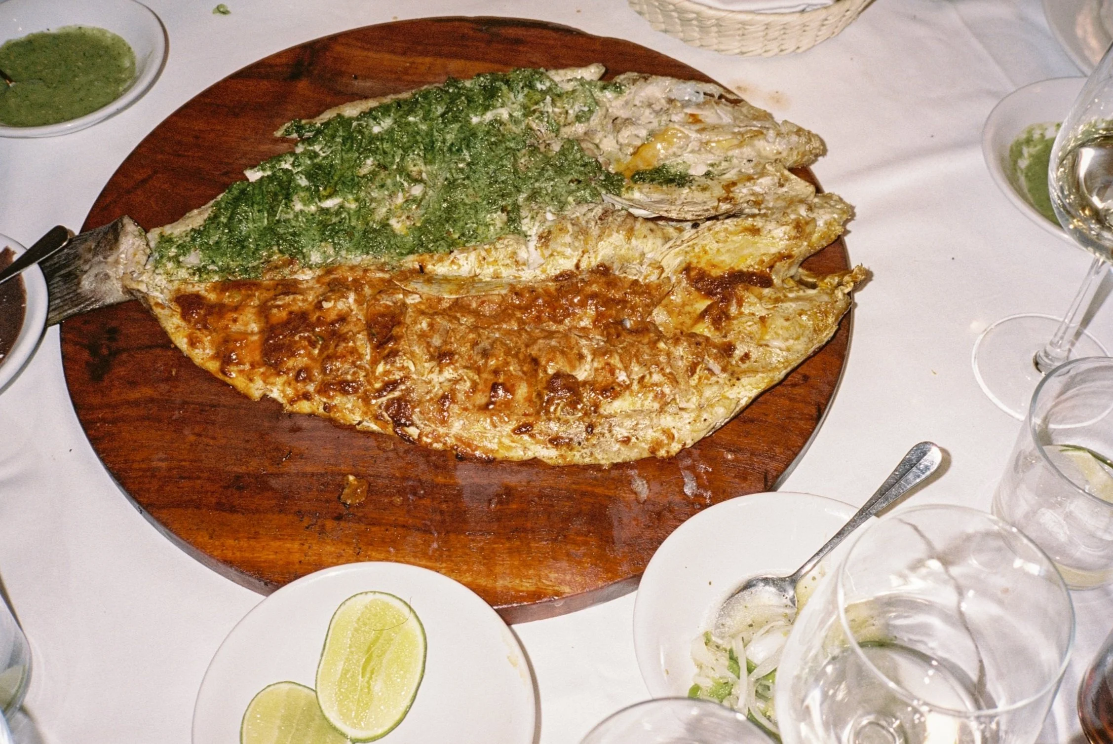 Pescado a la talla at Contramar restaurant in Roma Norte, Mexico City